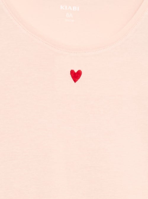 Pigiama lungo in popeline - 2 pezzi - Kiabi