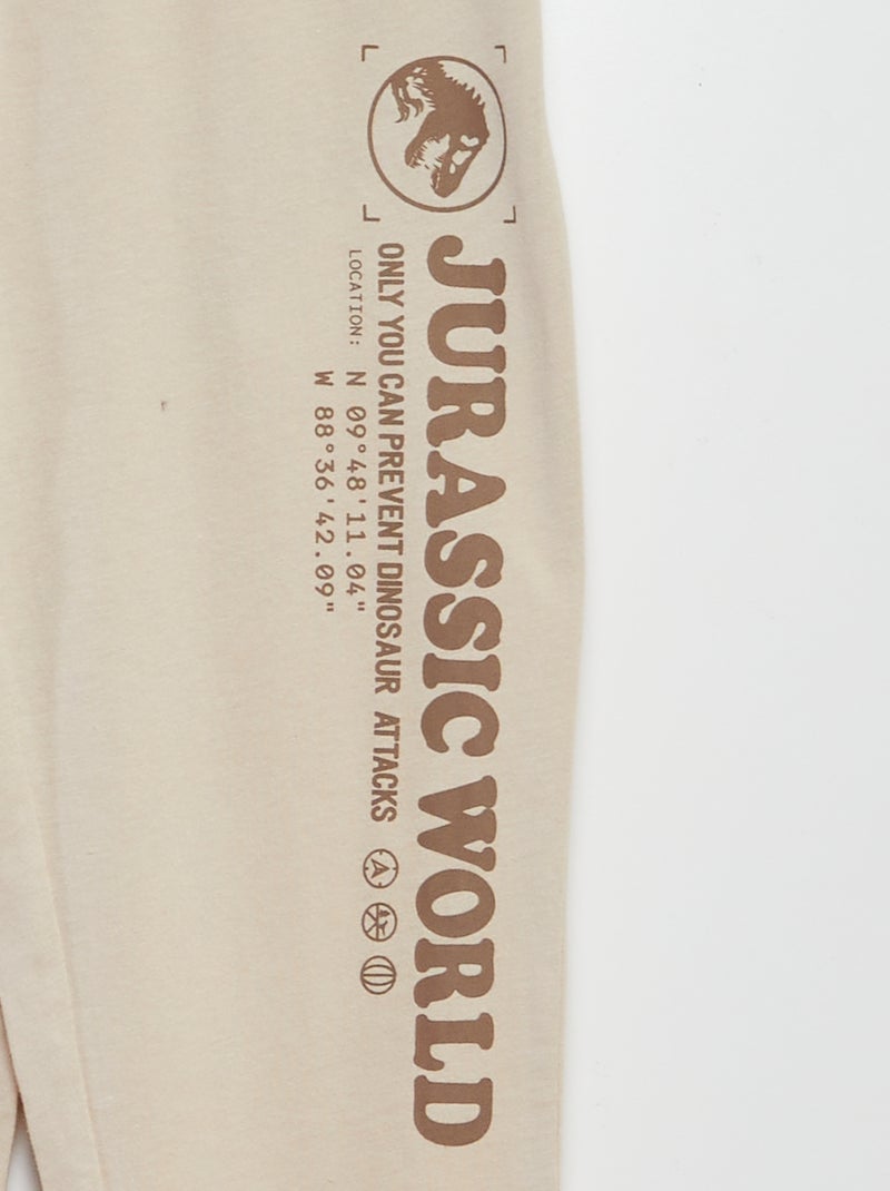 Pigiama lungo 'Jurassic World' - 2 pezzi MARRONE - Kiabi