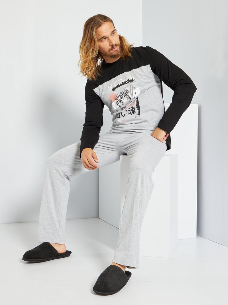 One Piece Pigiama Intero Uomo - Caldo Pigiamone in Pile con