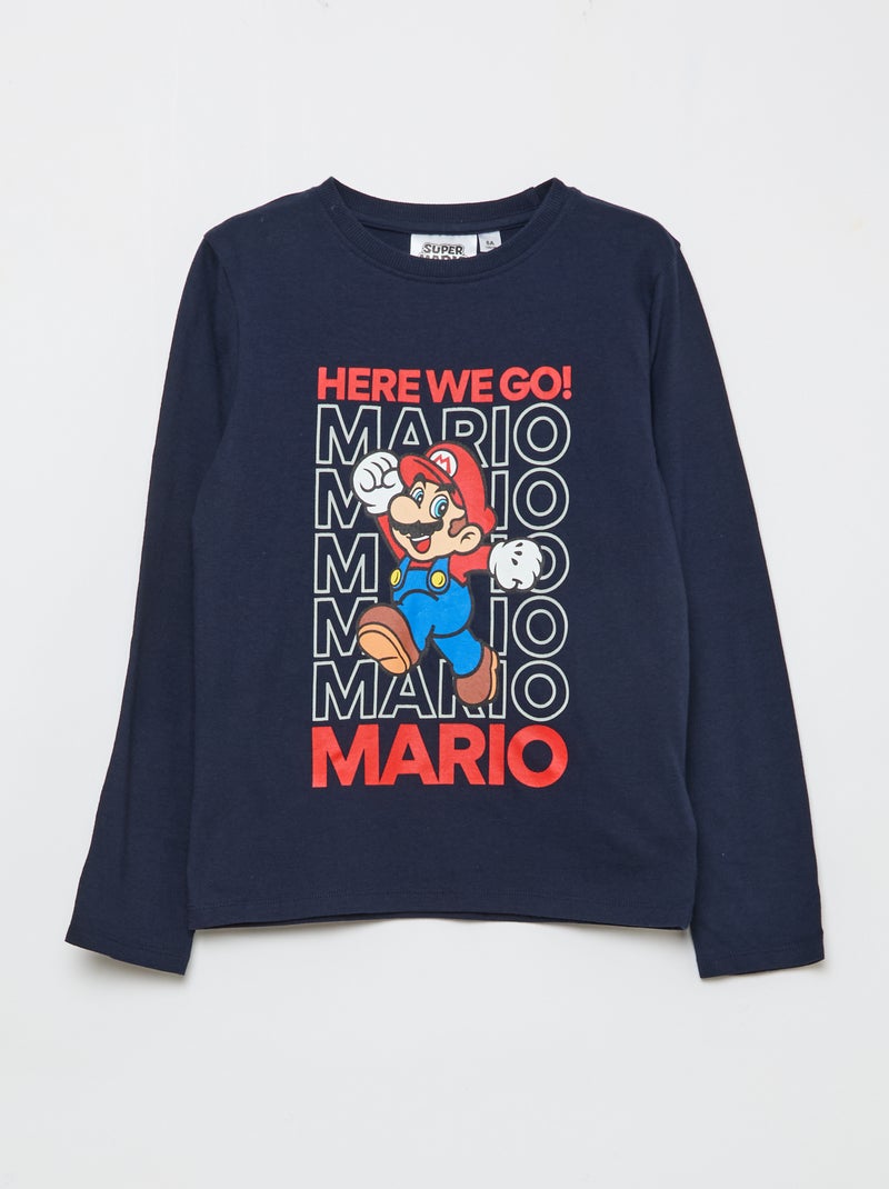 Pigiama lungo "Mario" - Set 2 pezzi Beige - Kiabi