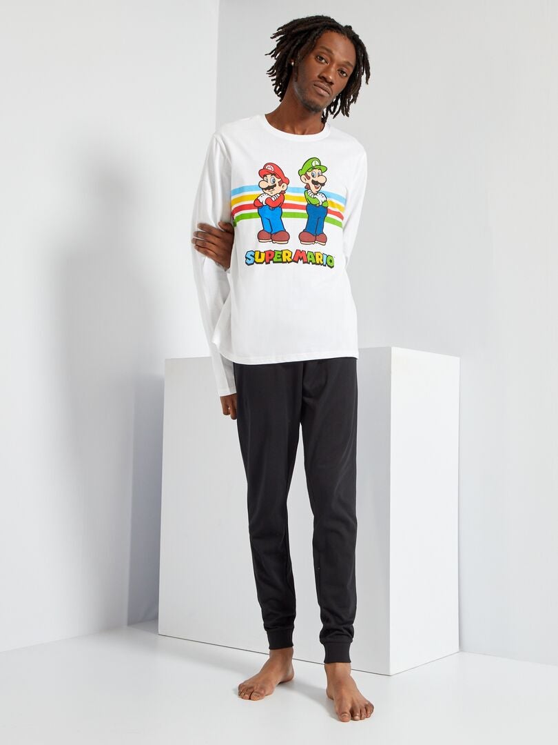 Pigiama Super Mario Per Ragazzi - Maglia Maniche Lunghe E Pantaloni - Foto 11