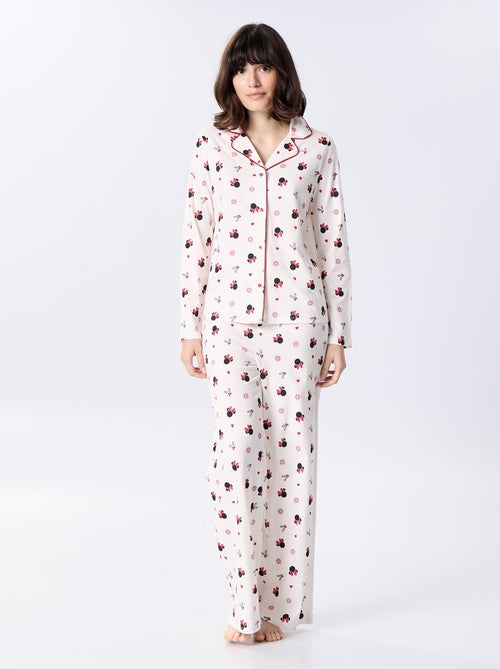 Pigiama lungo \'Mickey\' \'Disney\' - 2 pezzi - Kiabi Pigiama lungo \'Mickey\' \'Disney\' - 2 pezzi - Kiabi