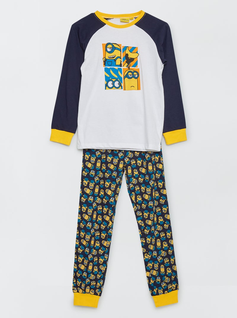 Pigiama lungo 'Minions' blu marine - Kiabi