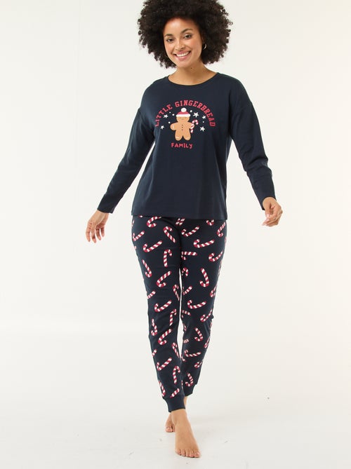 Pigiama lungo Natale - 2 pezzi - Kiabi