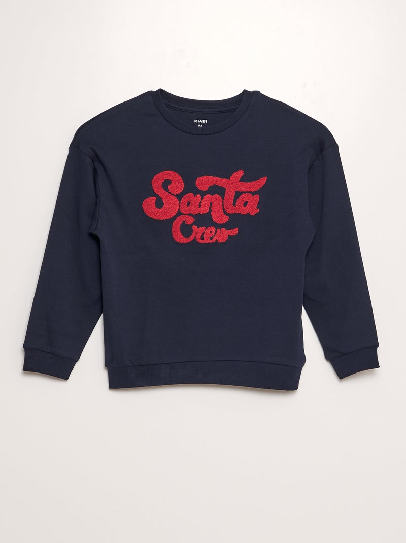 Pigiama lungo 'Natale' t-shirt + pantaloni - 2 pezzi BLU - Kiabi