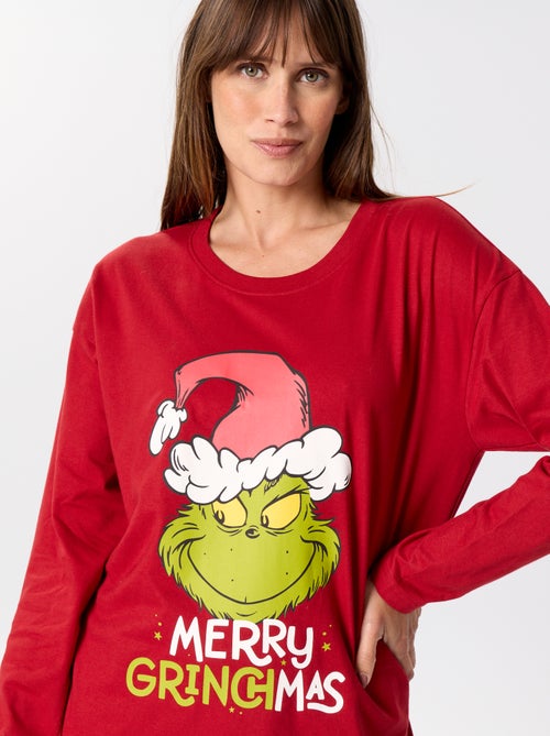 Pigiama lungo natalizio 'Il Grinch' - 2 pezzi - Kiabi