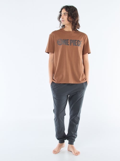 Pigiama lungo 'One piece' - Set 2 pezzi - Kiabi