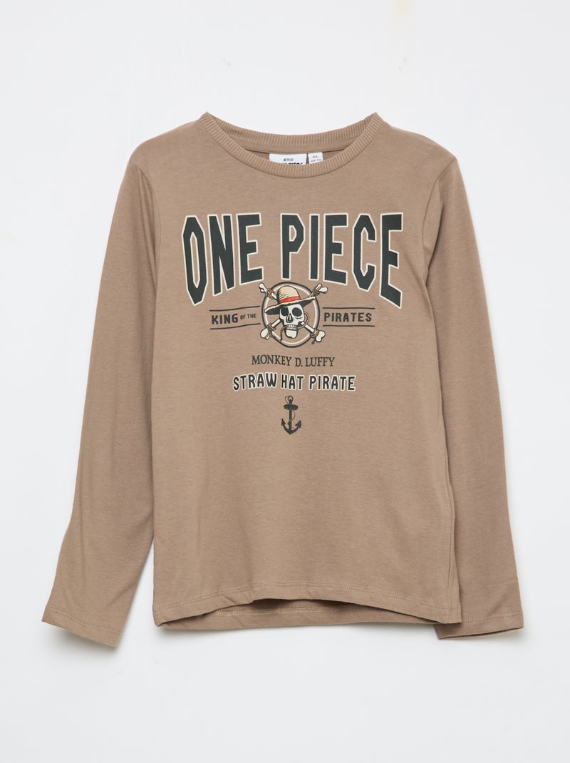 Pigiama lungo 'One piece' Marrone - Kiabi