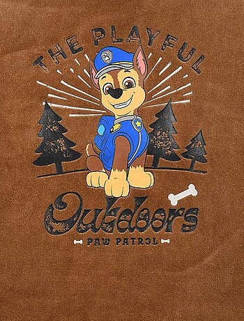 Pigiama lungo 'Paw Patrol' in pile - 2 pezzi