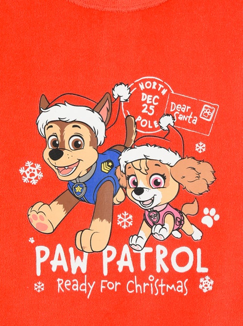 Pigiama lungo 'Paw Patrol' T-shirt + pantaloni in velluto - 2 pezzi - Kiabi Pigiama lungo 'Paw Patrol' T-shirt + pantaloni in velluto - 2 pezzi - Kiabi