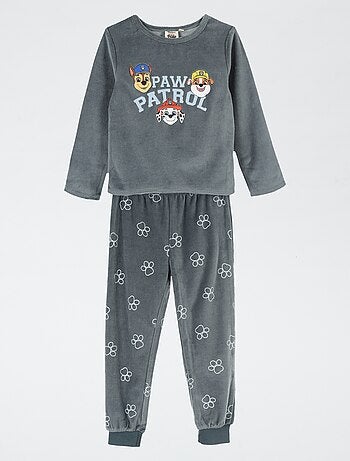 Pigiama lungo 'Paw Patrol' T-shirt + pantaloni in velluto - 2 pezzi