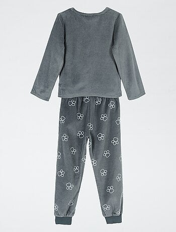 Pigiama lungo 'Paw Patrol' T-shirt + pantaloni in velluto - 2 pezzi