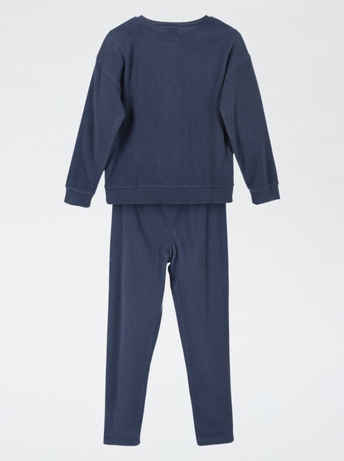 Pigiama lungo 'Pokémon' in pile - 2 pezzi - Kiabi