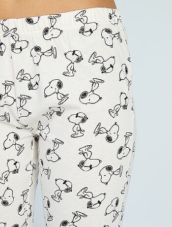 Pigiama Donna Due Pezzi Con Stampa Cartoon Maniche Corte E Pantaloncini - Morbido In Poliestere Ed Elastan, Vestibilità Regolare (S, M, L) - 6