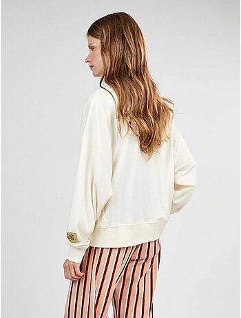 Pigiama lungo snoopy con pantaloni a righe