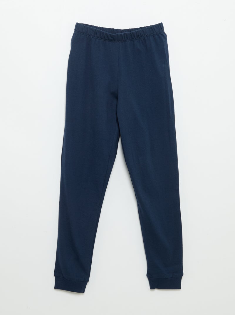Pigiama lungo "Sonic" - 2 pezzi Blu - Kiabi