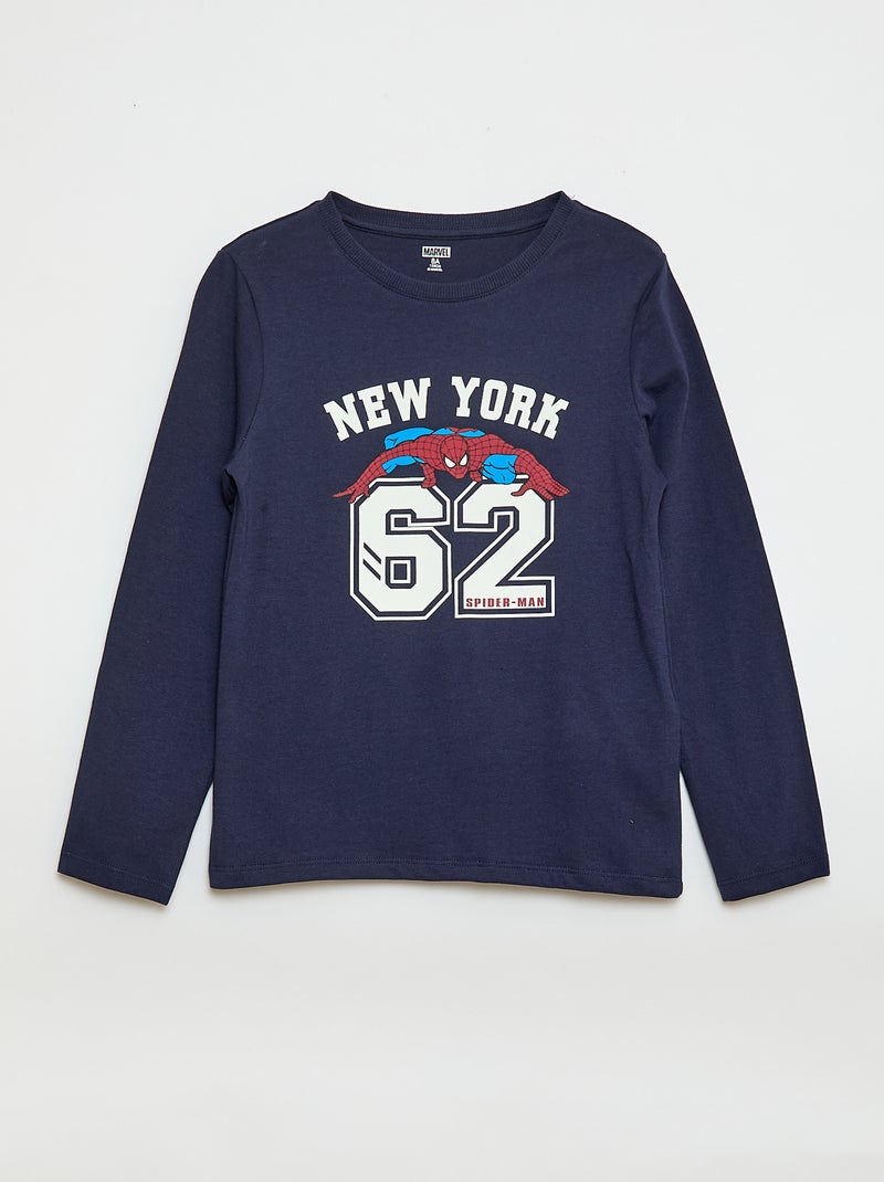 Pigiama lungo 'Spider-Man' 'Marvel' - Set 2 pezzi Blu - Kiabi