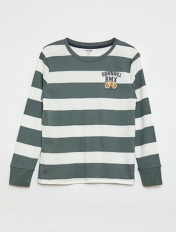 Pigiama lungo stampato - completo 2 pezzi