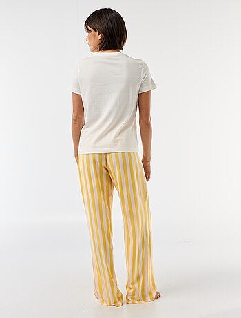 Pigiama lungo stampato - 2 pezzi