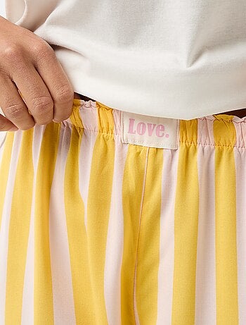 Pigiama lungo stampato - 2 pezzi