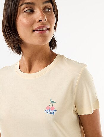 Pigiama lungo stampato - 2 pezzi