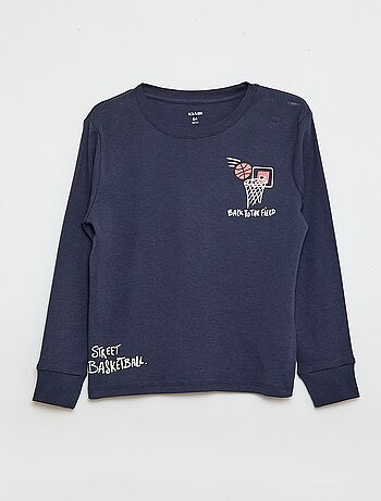 Pigiama lungo stampato - completo 2 pezzi