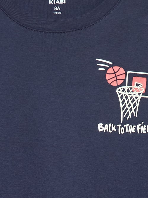 Pigiama lungo stampato - completo 2 pezzi - Kiabi