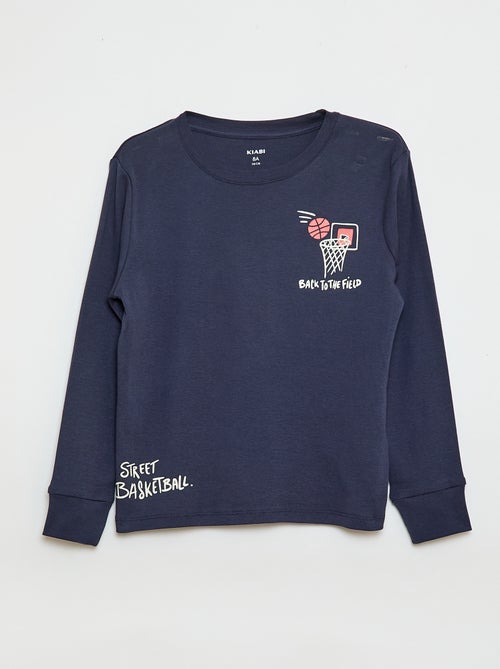 Pigiama lungo stampato - completo 2 pezzi - Kiabi