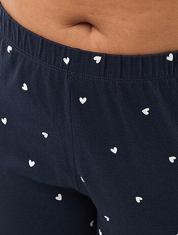 Pigiama lungo stampato - Set 2 pezzi