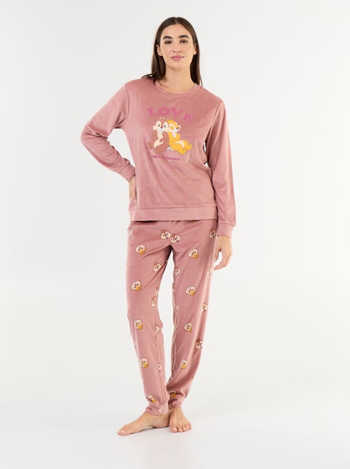 Pigiama lungo stampato 'Disney' - 2 pezzi - Kiabi Pigiama lungo stampato 'Disney' - 2 pezzi - Kiabi