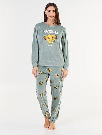 Pigiama lungo stampato 'Disney' - 2 pezzi