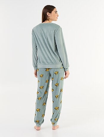 Pigiama lungo stampato 'Disney' - 2 pezzi