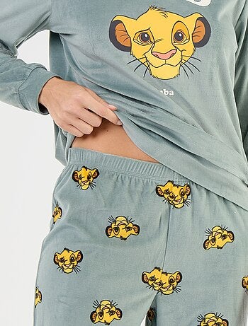 Pigiama lungo stampato 'Disney' - 2 pezzi