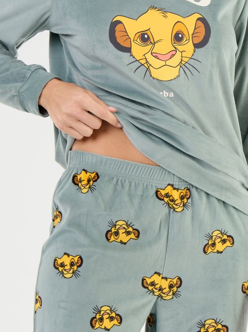 Pigiama lungo stampato 'Disney' - 2 pezzi - Kiabi