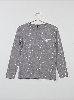 Pigiama lungo stampato - Kiabi