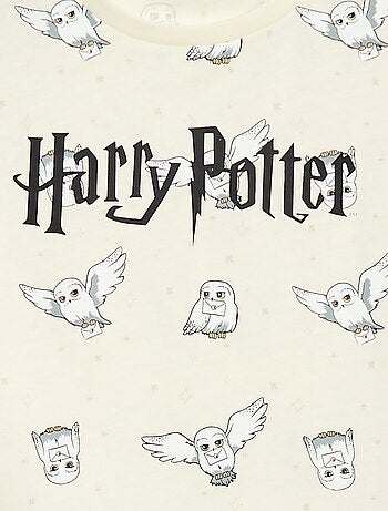 Pigiama lungo stampato 'Harry Potter' - 2 pezzi