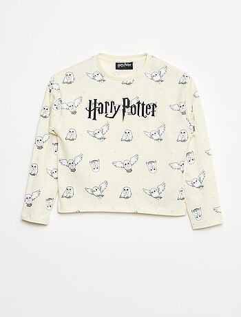 Pigiama lungo stampato 'Harry Potter' - 2 pezzi