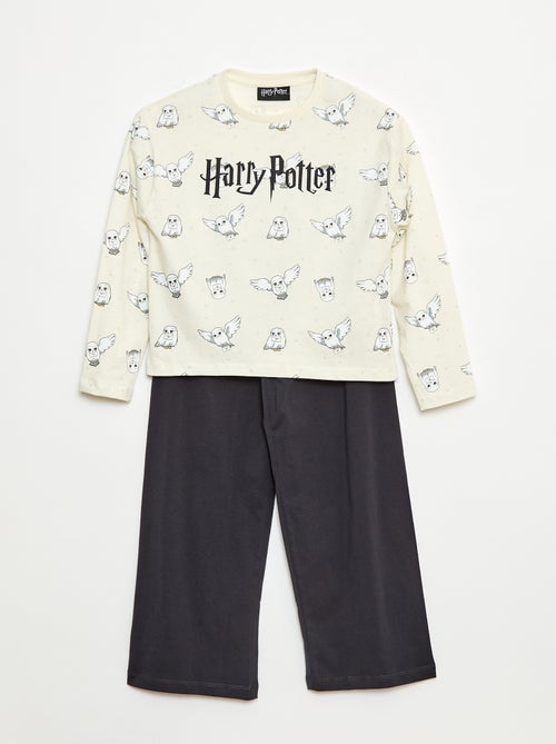 Pigiama lungo stampato 'Harry Potter' - 2 pezzi - Kiabi