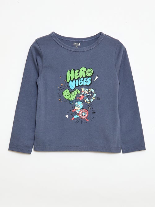 Pigiama lungo stampato 'Marvel' - Kiabi