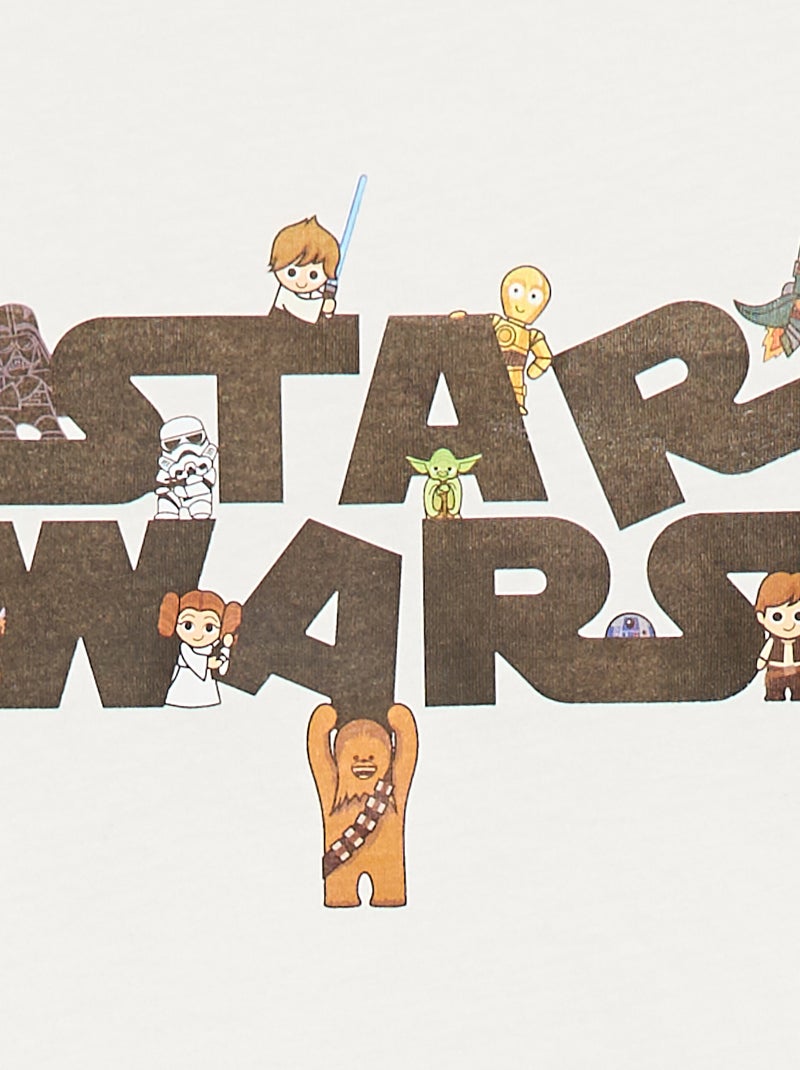 Pigiama lungo 'Star Wars' - 2 pezzi Bianco - Kiabi