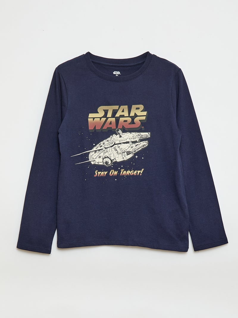 Pigiama lungo "Star Wars" - 2 pezzi Blu - Kiabi
