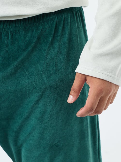 Pigiama lungo stile natalizio - Set 2 pezzi - Kiabi