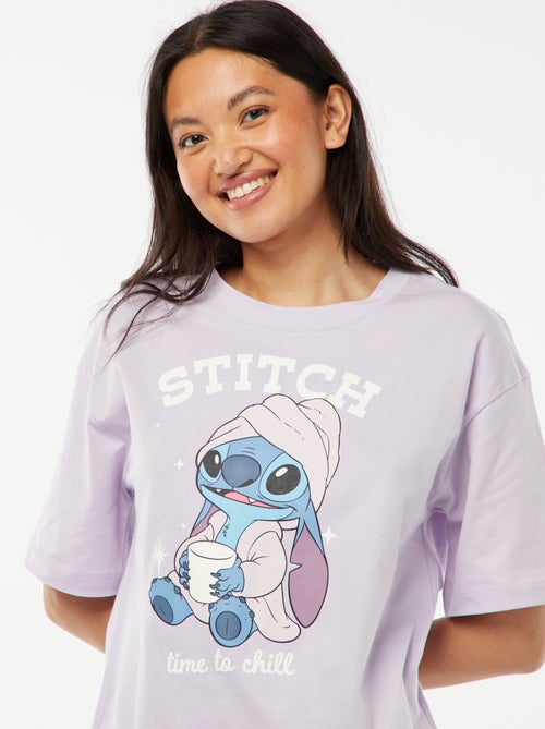 Pigiama lungo Stitch - 2 pezzi - Kiabi