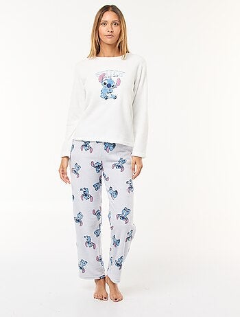 Pigiama lungo 'Tic Tac' 'Disney' in pile - 2 pezzi