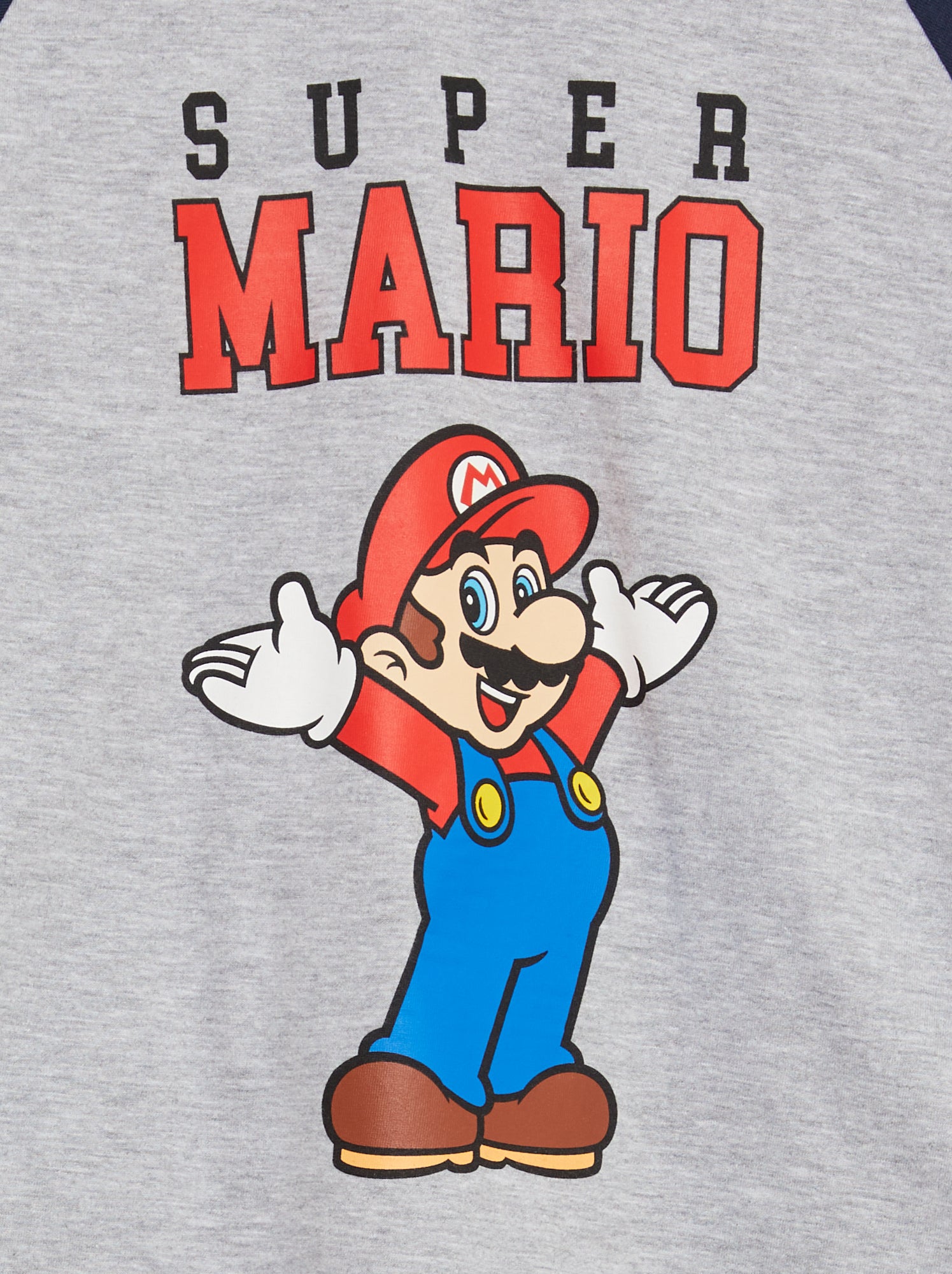 Pigiama Super Mario 2 Pezzi Per Ragazzo – Set Invernale In Morbido Cotone Con Logo Mario E Luigi
