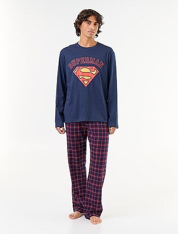 Pigiama lungo 'Superman' 'DC Comics' - 2 pezzi
