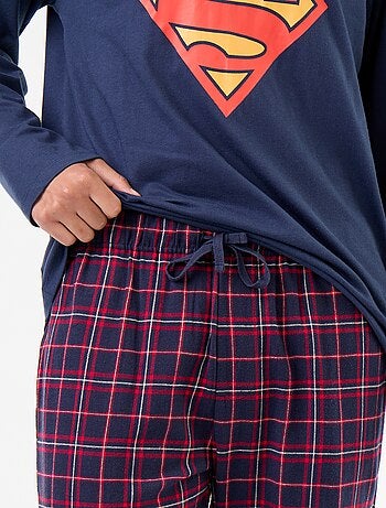 Pigiama lungo 'Superman' 'DC Comics' - 2 pezzi