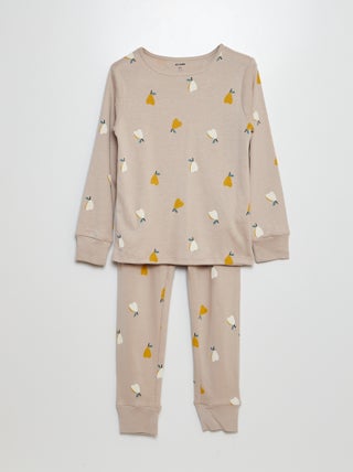 Pigiama lungo t-shirt + pantaloni - 2 pezzi