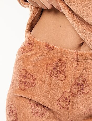 Pigiama lungo 'Tic Tac' 'Disney' in pile - 2 pezzi