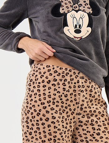 Pigiama lungo 'Winnie' di 'Disney' in pile - 2 pezzi